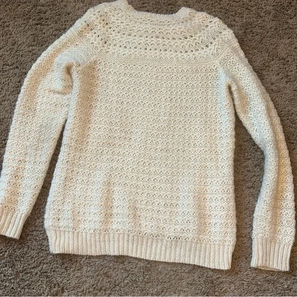 Lauren Ralph Lauren Women's lvory Alpaca Wool Blend Luxurious Knit Sweater SZ XL - Picture 2 of 8